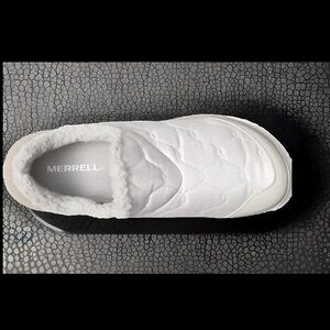 Merrell Antora 3 Thermo Moc  Low Top Quilted Ripstop Leather Sneaker Chalk Sz 10